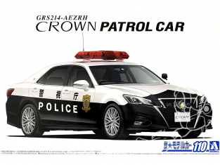 Aoshima maquette voiture 57520 Toyota Crown Police - Voiture patrouille GRS214-AEZRH 2016 1/24