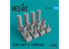 ResKit kit RS72-0107 Bombe ROYAL NAVY 2&quot; lAUNCHER (4 pcs) pour Phantom, Harrier, Sea Vixen, Buccaner 1/72