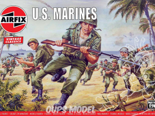 Airfix maquette militaire 00716V WWII US Marines 1/72