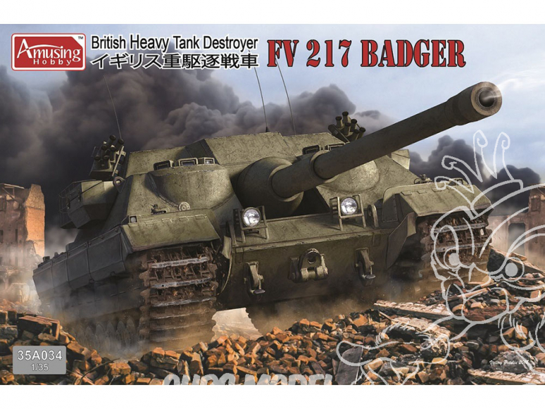 Amusing maquette militaire 35A034 FV217 Badger 1/35