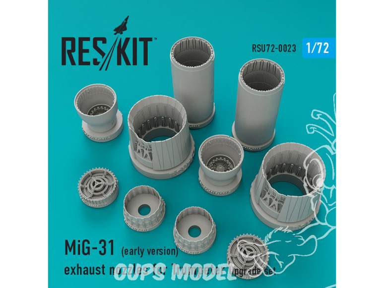 ResKit kit d'amelioration Avion RSU720023 MiG-31 early version kit Trumpeter 1/72