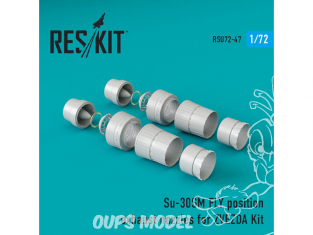 ResKit kit d'amelioration Avion RSU72-0047 Su-30SM position de vol kit Zvezda 1/72