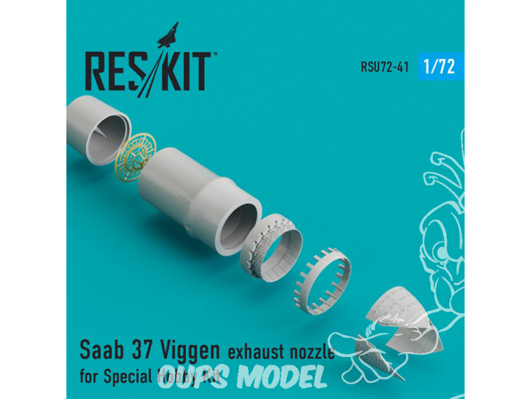 ResKit kit d'amelioration Avion RSU72-0041 Saab 37 Viggen kit Special Hobby 1/72