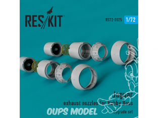ResKit kit d'amelioration Avion RSU72-0025 Tuyère pour Jaguar kit Hobby Boss 1/72