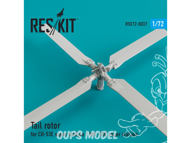 ResKit kit d'amelioration helico RSU72-0037 Rotor de queue pour СH-53E Super Stallion / MH-53E Sea dragon 1/72