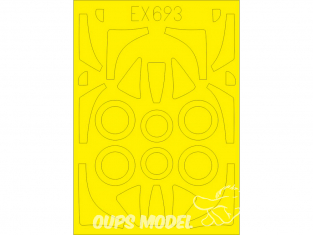 Eduard Express Mask EX693 FJ-2 Fury TFace Kitty Hawk 1/48