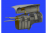 Eduard kit d&#039;amelioration avion brassin 648533 Nose gun bay P-38F/G Lightning Tamiya 1/48