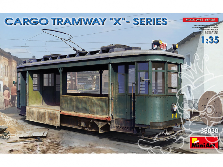 MINI ART maquette militaire 38030 CARGO TRAMWAY “X” SERIES 1/35