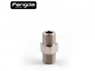 Aérographe accessoire Fengda Accouplement aérographe Fengda BD-A2: filetage mâle G1 / 8 - filetage mâle G1 / 8