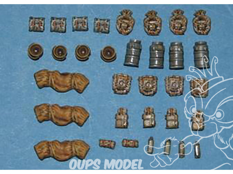CMK Maquettes molitaire mv057 Set d'équipement allemand WWII 1/72