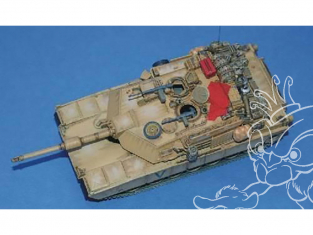 CMK Maquettes molitaire mv064 M1A1 Abrams guerre en Irak ensemble d'équipement 1/72