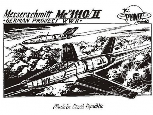 Planet Model PLT006 Messerschmitt Me P.1110/II full resine kit 1/72