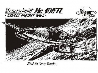 Planet Model PLT004 Messerschmitt Me 109 TL full resine kit 1/72