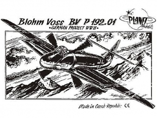 Planet Model PLT001 Blohm & Voss BV 192.01 full resine kit 1/72