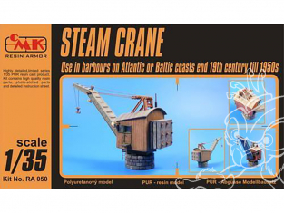 CMK kit resine RA050 Grue à vapeur Résine en kit fin 19e a 1950 1/35