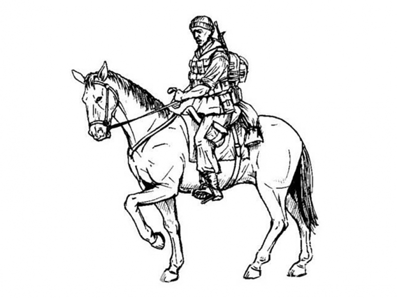 CMK figurine f35208 Cavalier U.S. en Afghanistan et son cheval 1 figurines 1/35