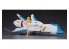 HASEGAWA maquette avion 64777 &quot;Crusher Joe&quot; Minerva (version OVA) avec figurine Alfin (maillot de bain) 1/400
