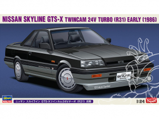 Hasegawa maquette voiture 20428 Nissan Skyline GTS-X Twincam 24V Turbo (R31) 1/24