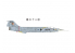 Kinetic maquette avion K48077 F-104G ROCAF Starfighter edition Gold 1/48