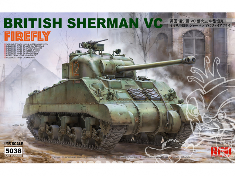 Rye Field Model maquette militaire 5038 British Sherman VC Firefly 1/35