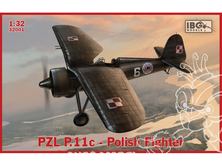 IBG maquette avion 32001 Avion Polonais PZL P.11c 1/32