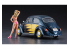 Hasegawa maquette voiture 52245 Volkswagen Beetle (1966) «Cal Look» avec figurine de fille Blonde 1/24