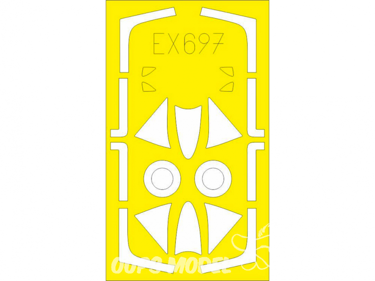 Eduard Express Mask EX697 TFace Hunter F.4 / F.5 Airfix 1/48