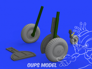 Eduard kit d'amelioration brassin 632150 Roues Messerschmitt Bf 108 Eduard 1/32