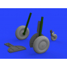 Eduard kit d'amelioration brassin 632150 Roues Messerschmitt Bf 108 Eduard 1/32