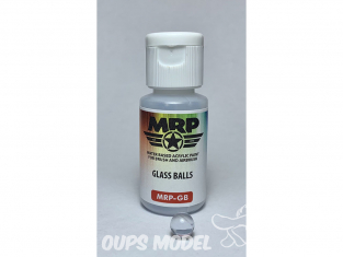 MRP Peintures GB Billes verre pour melanger peintures environs 40 piéces