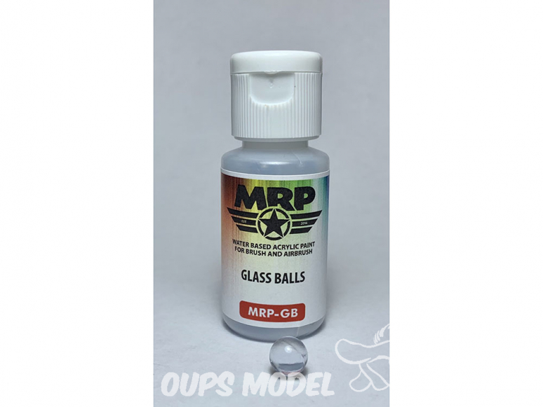 MRP Peintures GB Billes verre pour melanger peintures environs 40 piéces