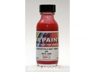 MRP peintures 002 Insigne rouge US Navy Training et Arctic Camo 30ml