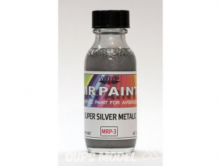 MRP peintures 003 Super argent métallisé 30ml