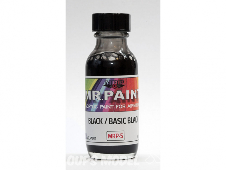 MRP peintures 005 Noir / Noir de base 30ml