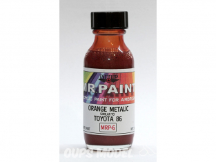 MRP peintures 006 Orange metal Toyota GT86 30ml