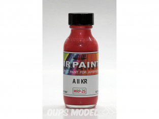 MRP peintures 025 A II KR Rouge 30ml