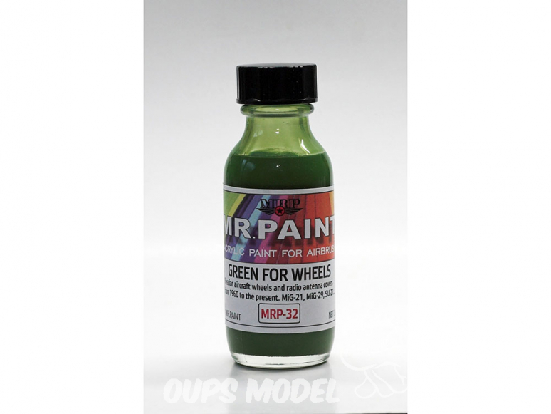 MRP peintures 032 Vert pour les roues 30ml