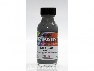 MRP peintures 040 Gris foncé FS36118 30ml