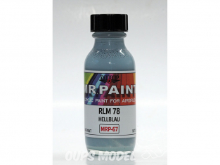 MRP peintures 067 RLM 76 RLM 78 Hellblau 30ml