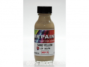 MRP peintures 076 JAUNE SABLE L-29 DELFÍN 30ml