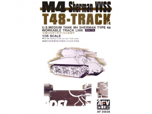 AFV maquette militaire 35038 CHENILLES TYPE T48 1/35