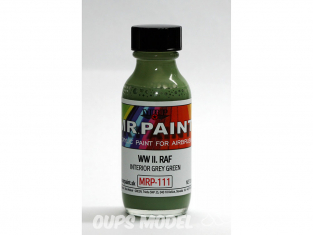 MRP peintures 111 INTÉRIEUR GRIS VERT R.A.F 30ml