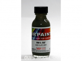 MRP peintures 117 GRIS ARDOISE FONCÉ R.A.F 30ml