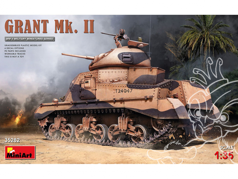 Mini Art maquette militaire 35282 GRANT Mk. II 1/35