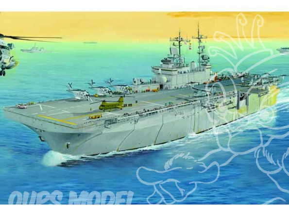 hobby boss maquette bateau 83402 Porte Avion USS Wasp LHD-1 1/700