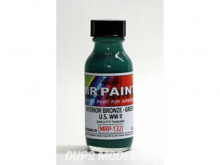 MRP peintures 132 INTÉRIEUR BRONZE VERT avions U.S. WWII 30ml