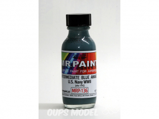 MRP peintures 136 BLEU INTERMÉDIAIRE ANA 608 / FS35164 avions U.S. WWII 30ml