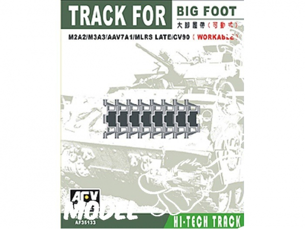 AFV maquette militaire 35133 CHENILLES pour BIG FOOT 1/35