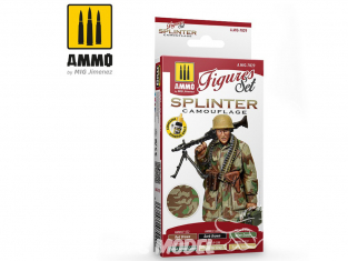 MIG peinture Figurines 7029 Set Splinter Camouflage 6 x 17ml