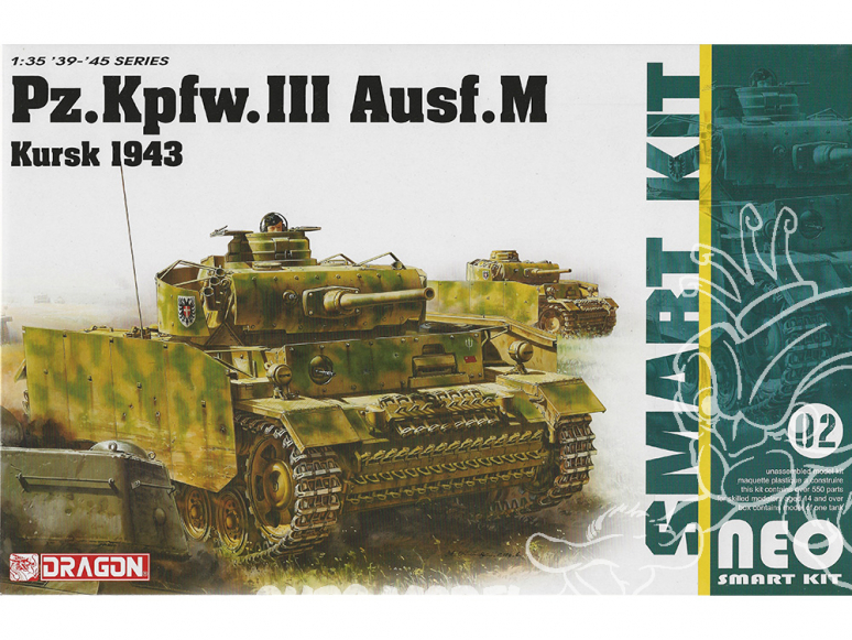 Dragon maquette militaire 6521 Pz.Kpfw.III Ausf.M Kursk 1943 1/35